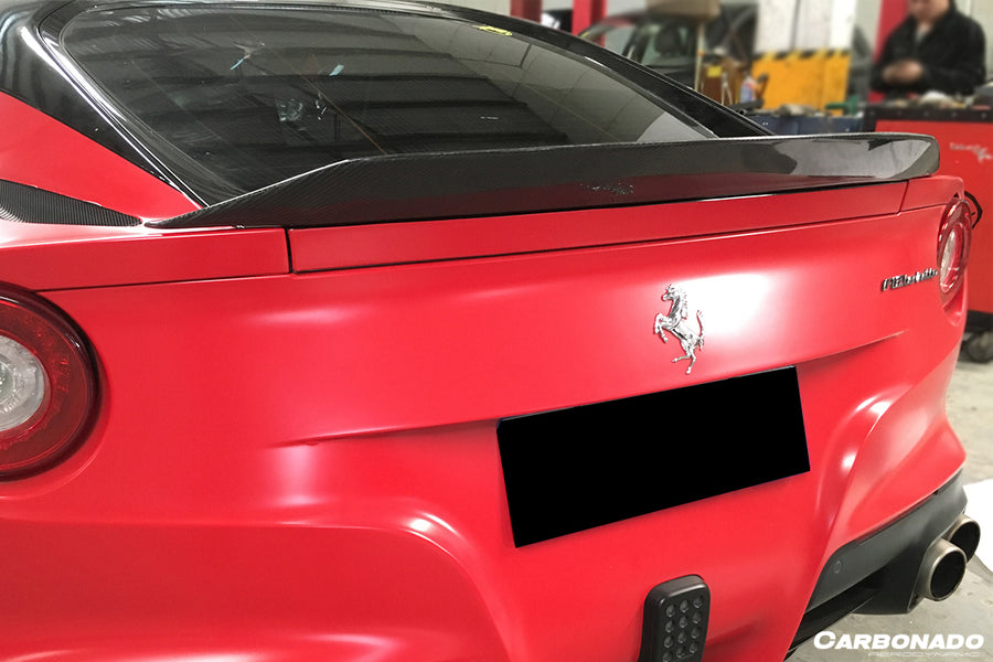 Ferrari F12 Berlinetta DC Style Carbon Fiber Spoiler 2012-2017