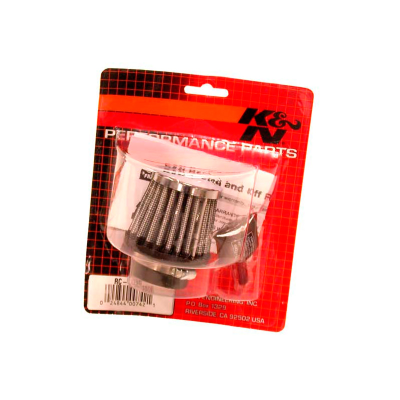 K&N Filtre à Air Universel Conique 35mm raccordement, 64mm de base, 51mm en haut, 57mm hauteur (RC-0790)