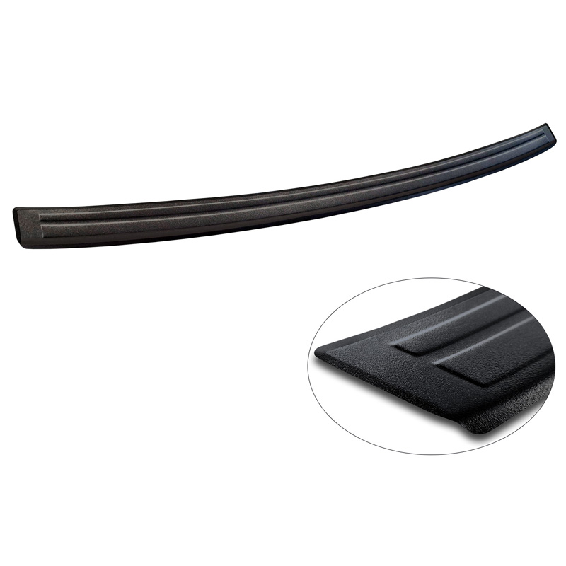 Protection de seuil arrière inox noir mat sur mesure pour MG ZS FL 2019-2024 'Lines'