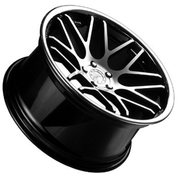 VERTINI MAGIC CONCAVE INOX BLACK MACHINED FACE 8,5x19 5x120