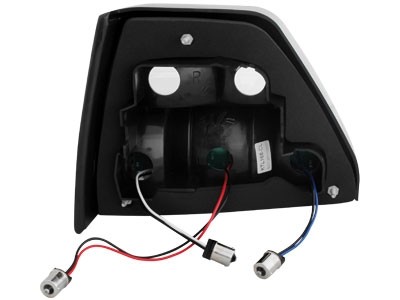 Feux arriere VW Golf II LED rouges/blanc cristal
