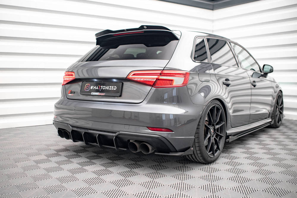 Zijdiffuser met Canards Street Pro Audi S3 Sportback 8V FL Maxton