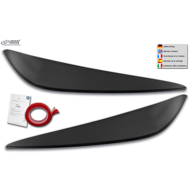 Spoilers de phares sur mesure pour BMW Série 2 Gran Coupe (F44) 2019- (ABS)