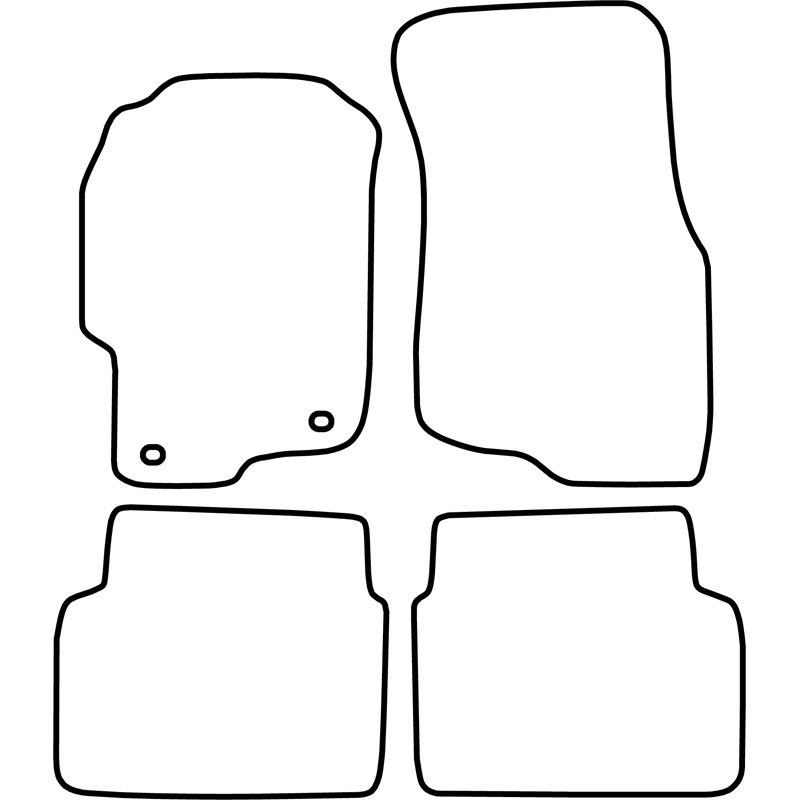 Set de tapis de sol sur mesure pour Rover 45 1999-2005