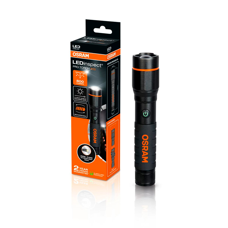 Osram LEDinspect® PRO TORCH 800 - Lampe d'inspection manuelle