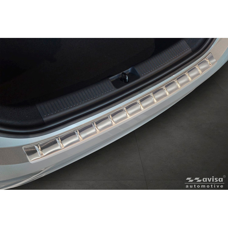 Avisa Protection de seuil arrière inox sur mesure pour MG 3 III 2024- 'Ribs'