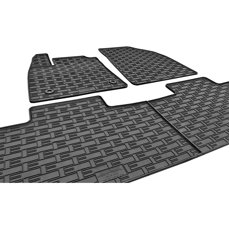 CIKCAR Set tapis de caoutchouc sur mesure pour MG S5 EV 2025- (3-pièces + points de fixage)