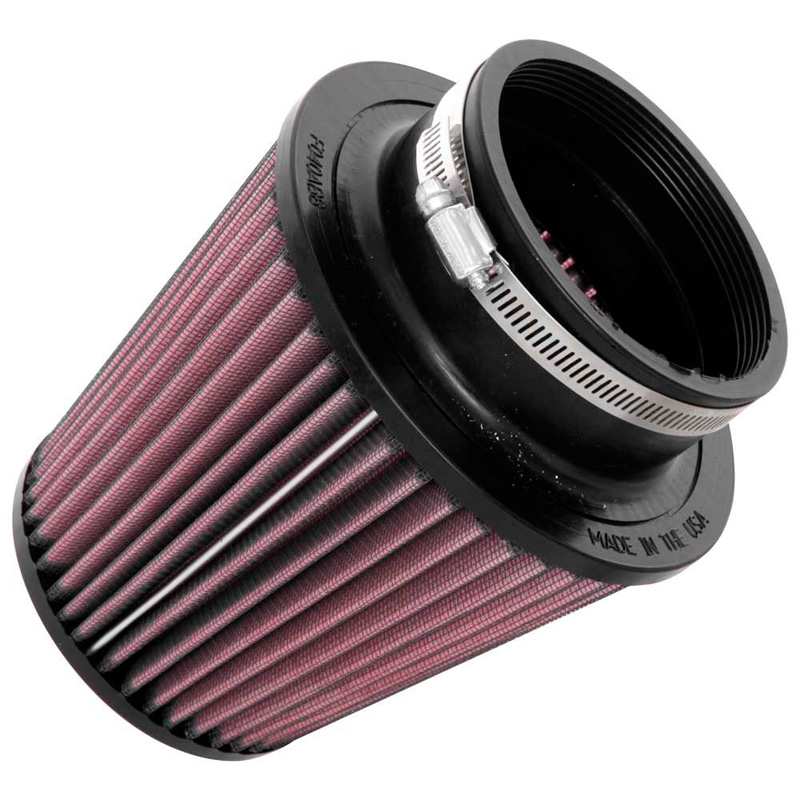 K&N Filtre à Air Universel Conique 102mm raccordement, 165mm de base, 114mm en haut, hauteur 152mm (RU-5060)