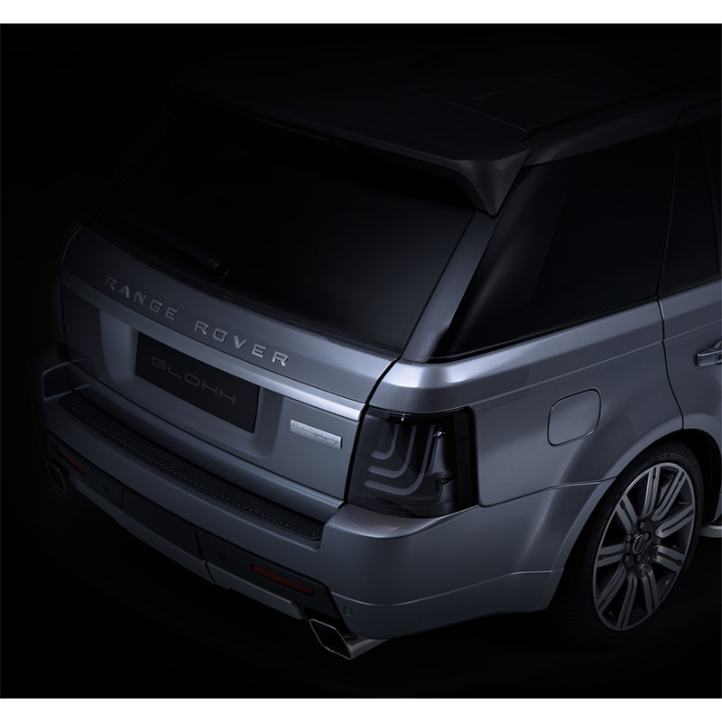 Glohh GL-3 Feux Arrière Dynamiques LED sur mesure pour Range Rover Sport L320 2005-2009 & 2010-2013 - Noir