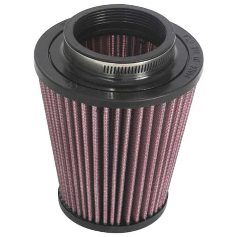 K&N Filtre à Air Universel Conique 70mm raccordement, 129mm de base, 89mm en haut, 140mm hauteur - (RU-5131)