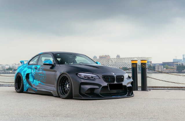 BMW M2 F87 VR Style Deels Carbon Fiber Wide Full Body kit 2016-2020