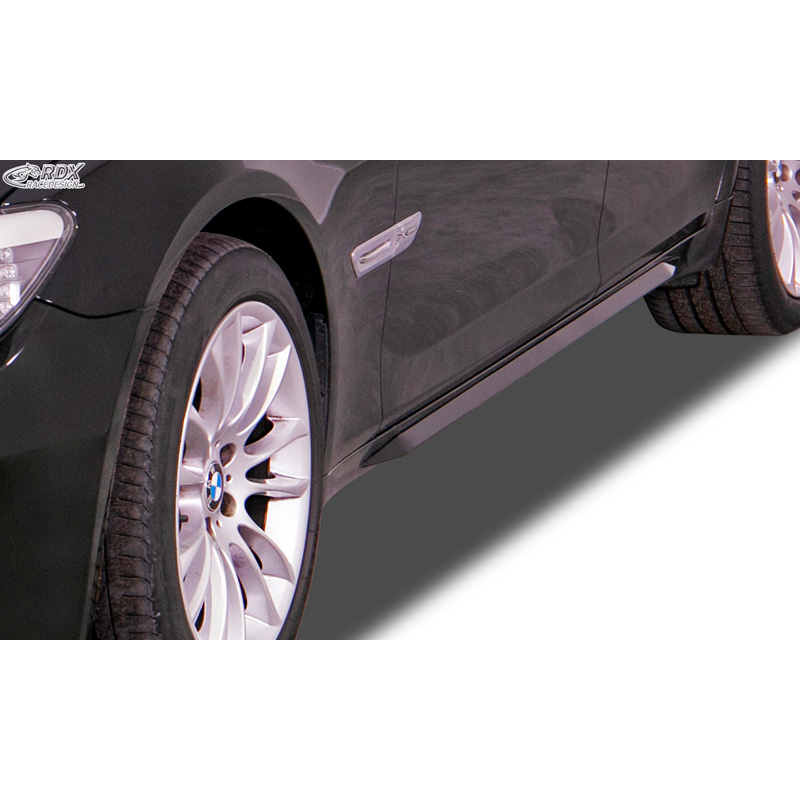 Jupes latérales 'Slim' sur mesure pour BMW Série 7 F01/F02 2008-2015 (ABS noir luisant)