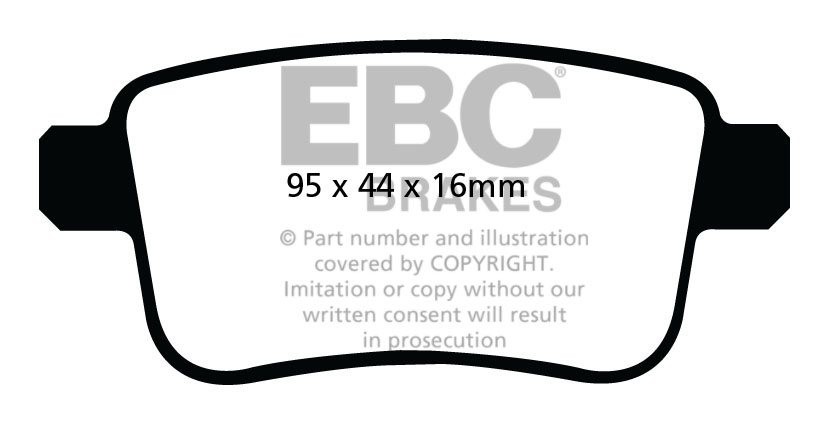 EBC Brakes RENAULT BEDRIJFSWAGEN Kangoo 1.5 D (103) 2008-.. Remb