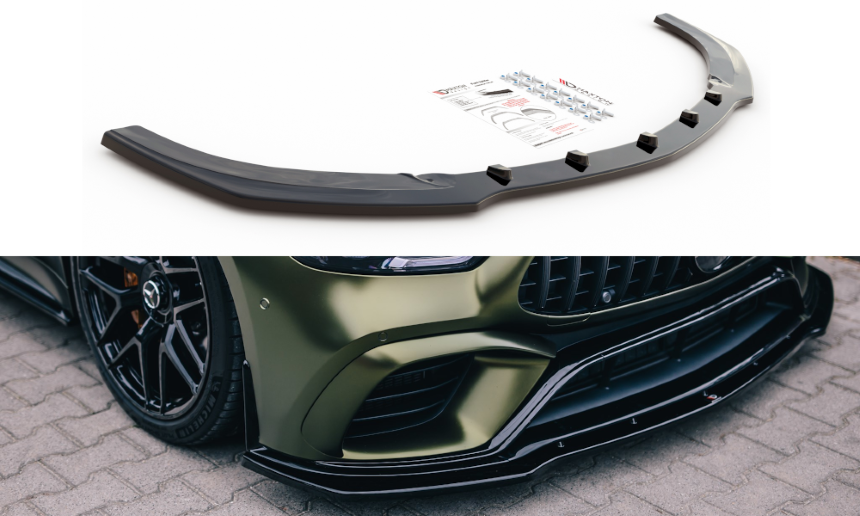 Voorspoiler Mercedes AMG GT 63s Maxton Design glans zwart v.2