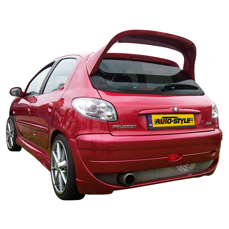 Set de Feux Arrière sur mesure pour Peugeot 206 excl. CC/SW - Chromé