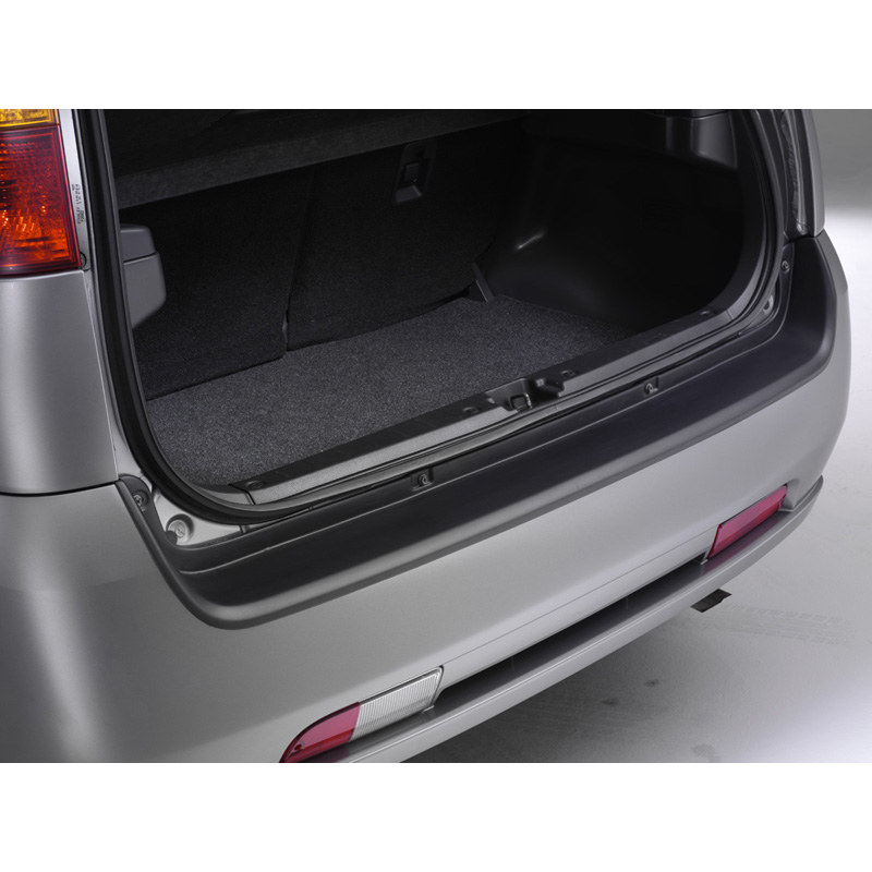 Protection de seuil arrière (ABS) sur mesure pour Suzuki Ignis 2003-2008 Noir