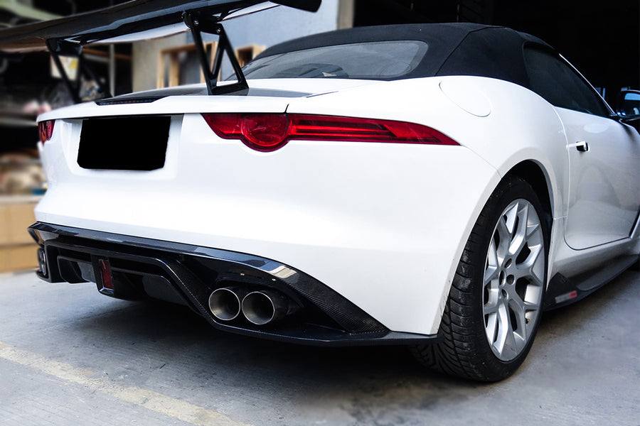 Jaguar F-Type Coupe/Convertible BS Style Carbon Diffuser 2013-2017