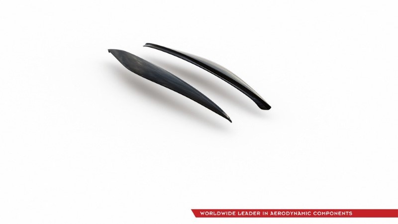 Koplampspoilers Ford Fiesta Mk8 ST / ST-Line / Standaard Glanzend Zwart
