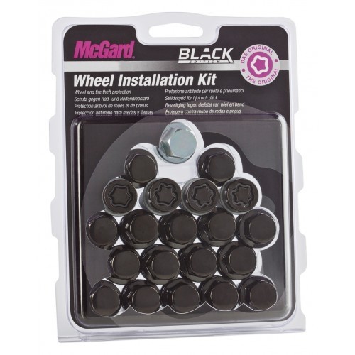 McGard Wielbout set M14x1.5 Bol radius R14 45,0mm Black