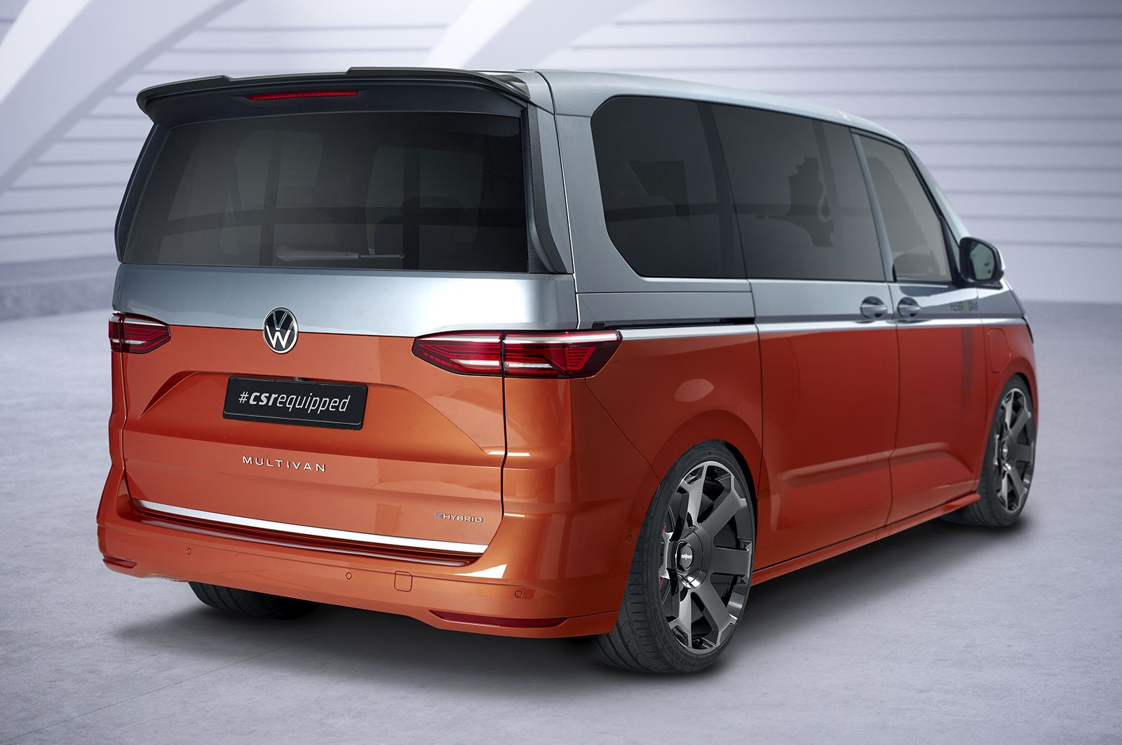 Spoiler Volkswagen Transporter T7 CSR Glans Zwart