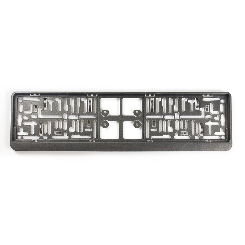 Porte-plaque synthétique 'Click' 52x11cm Gunmetal