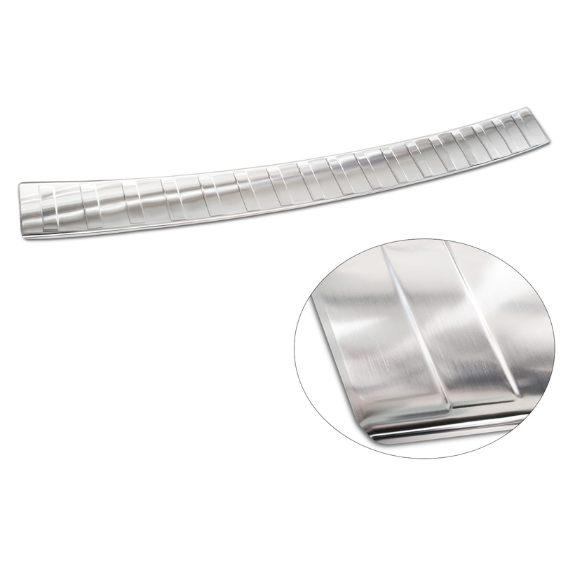 Protection de seuil arrière inox sur mesure pour Mercedes Classe-C AMG Estate (S206) 2021- 'Ribs'