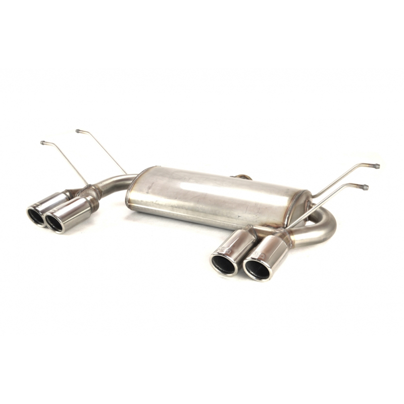 Échappement inoxydable double sur mesure pour Mazda MX-5 (ND) 1.5 96kW & 2.0 118/135kW 2015- 2x 70mm RS