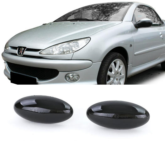 Indicateurs Peugeot 206 and 307 black-chrome