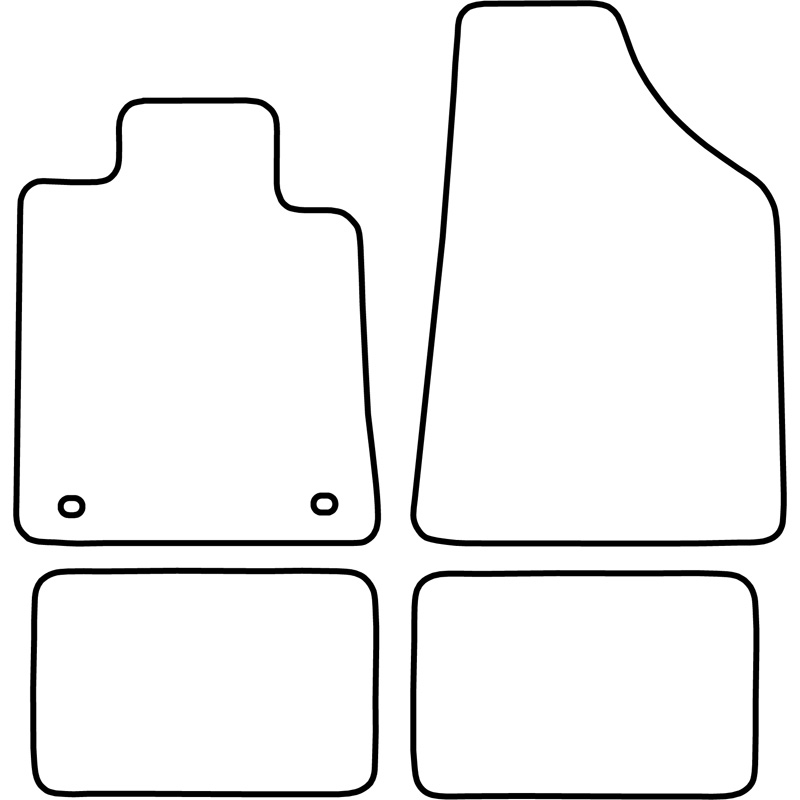 Set de tapis de sol sur mesure pour Renault 25 1984-1998