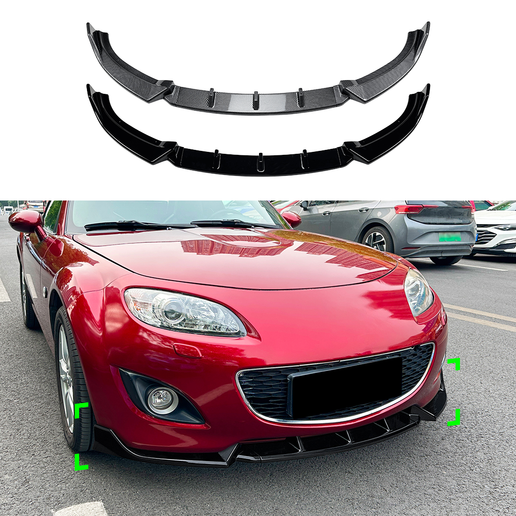Spoiler avant sur mesure pour Mazda MX-5 (NC) Facelift 2009-2015 (ABS Noir luisant)