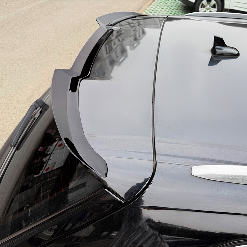 Becquet de toit (Spoiler Cap) sur mesure pour Audi Q7 (4M) 2015-2019 & FL 2019 incl. S-Line (ABS Noir Luisant)