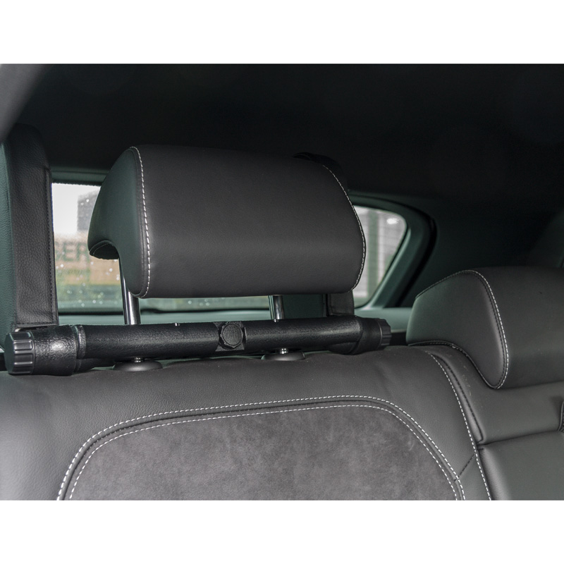Premium Appui-tête de voyage réglable universel - Cuir Artificiel Anthracite