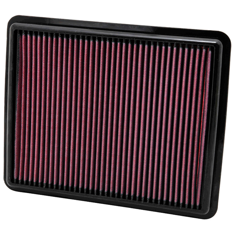 K&N Filtre à air de remplacement sur mesure pour Hyundai Azera 3.3 / Santa Fe 2.4, 3.5 / Sonata 2.0, 2.4 / Kia Cadenza 3.3 / Optima 1.7D 2.0, 2.4 / Sorento 2.4, 3.5 2010-2016 (33-2448)