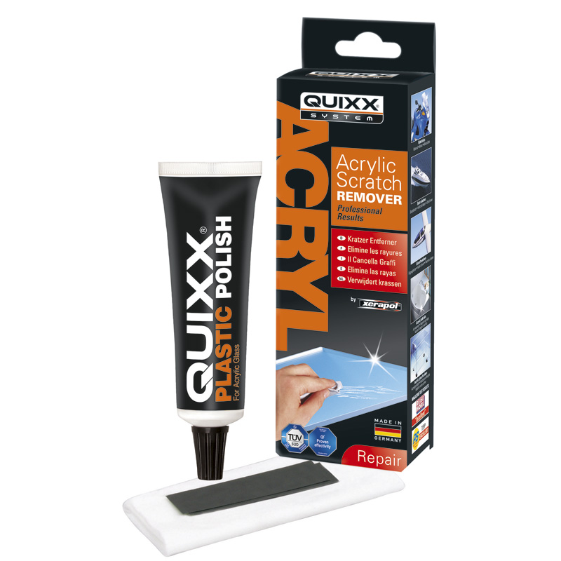 Quixx Xerapol Acrylic Scratch Remover (50g de polish/1 lingette/2 de papier de verre)