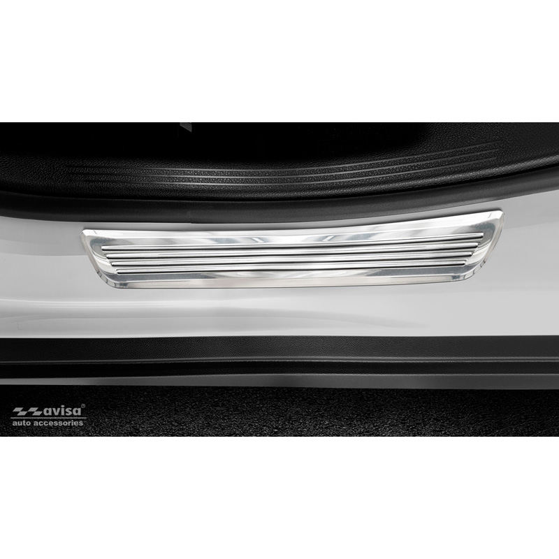 Seuils de portes inoxydable sur mesure pour Mercedes GLC/GLC Coupe 2015-2019 & FL 2019- 2-pièces (portes arrières)