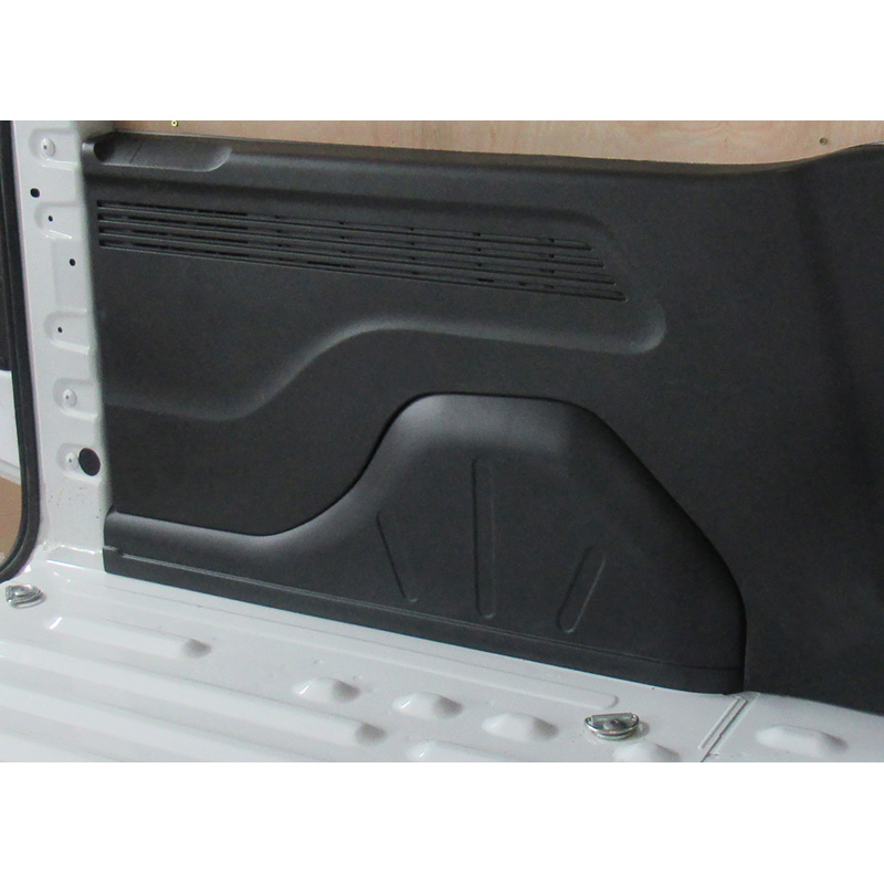 RGM Set couvres de garde-boues intérieur sur mesure pour Opel Combo 2018- / Citroën Berlingo 2018- / Peugeot Partner 2018- (empattement long) Noir