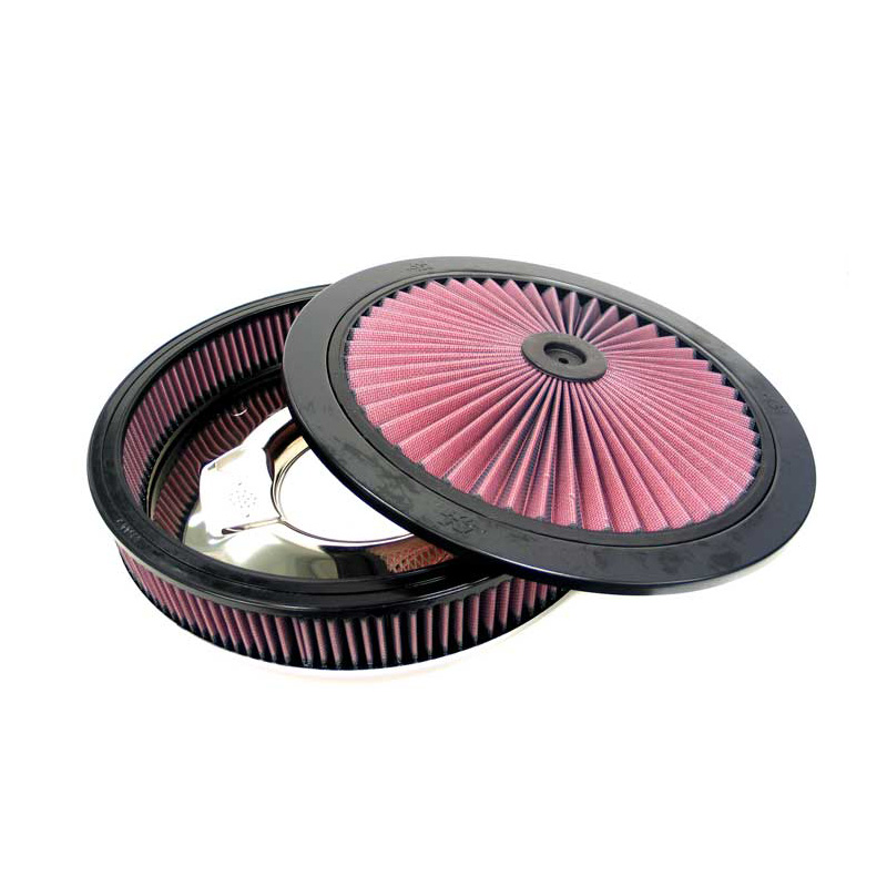 K&N Filtre à Air X-Stream - 130mm raccord, 305mm diamètre intérieur, 98mm hauteur (66-3000)