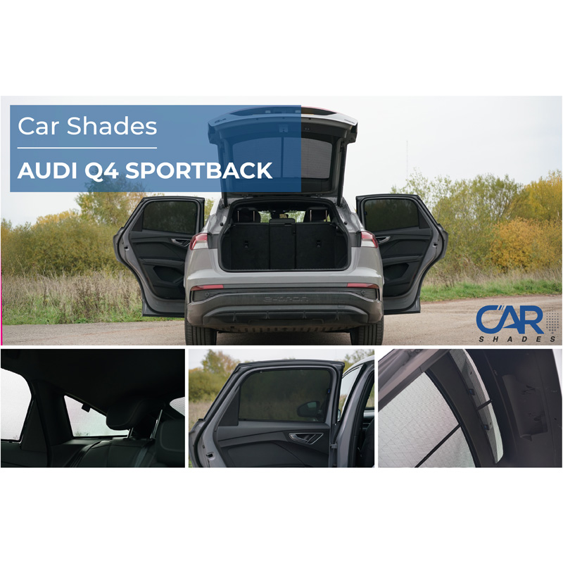 Set de Car Shades sur mesure pour Audi Q4 Sportback (F4N) 2021- (8-pièces)