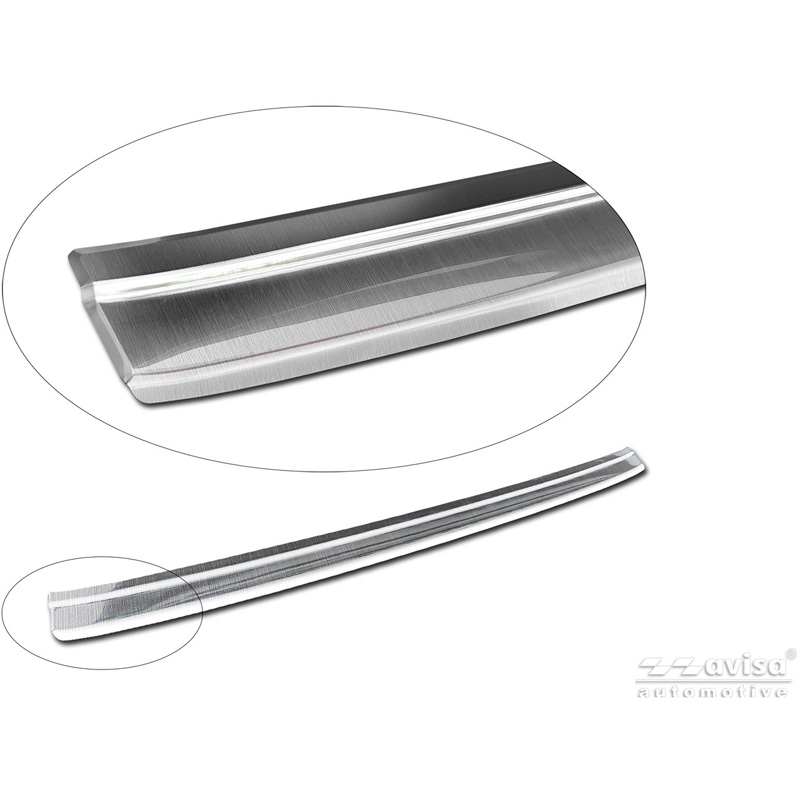 Avisa Protection de Seuil de Coffre Acier Inox sur mesure pour Kia Picanto III Facelift 2024- - Argent