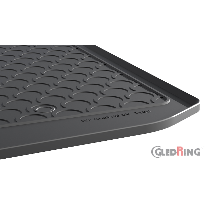 Coquille coffre-arrière Rubbasol (caoutchouc) sur mesure pour Audi A3 8V Sportback 2012-2020 (Sol en haut variable)