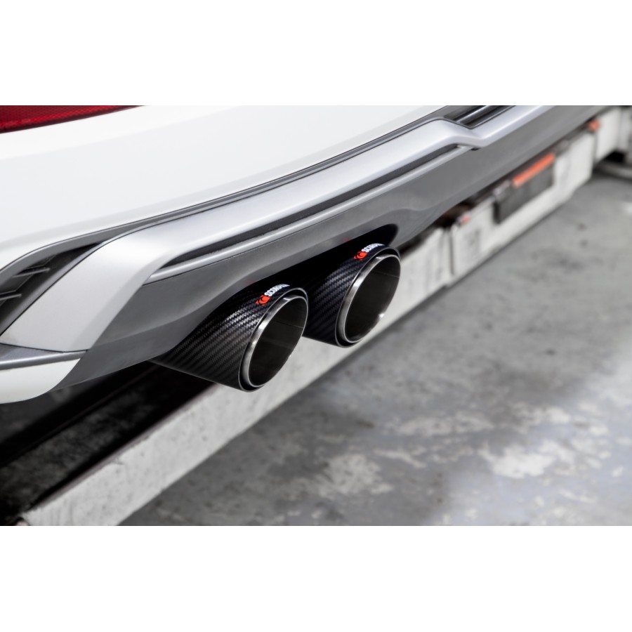 Scorpion uitlaat Audi  SQ2 19-.. Carbon met kleppen