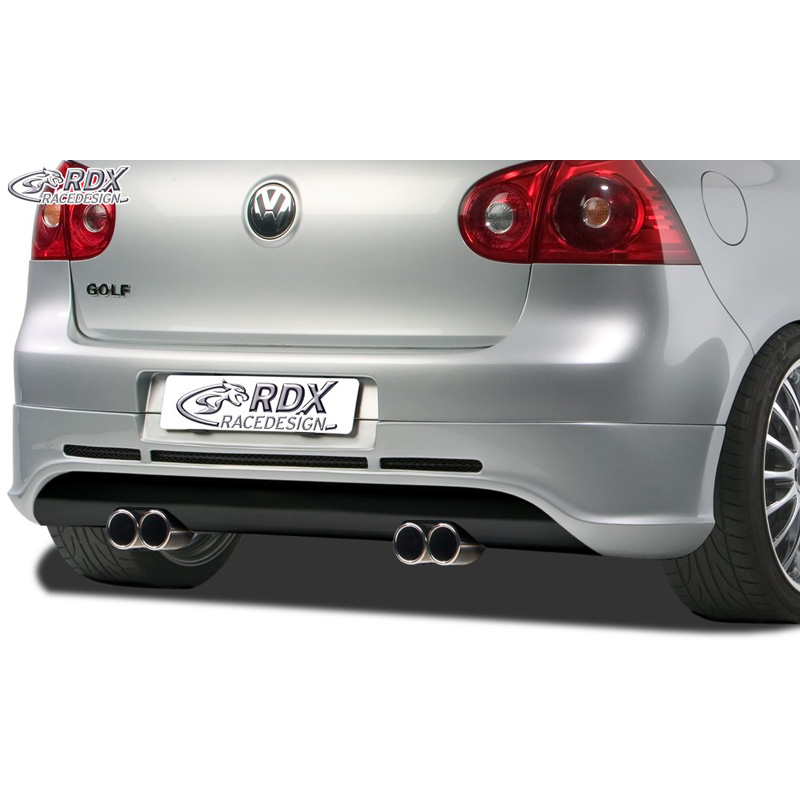 Jupe arrière sur mesure pour Volkswagen Golf V GTI/R Hatchback 3/5-portes 2003-2008 (échappement à gauche/droite) excl. Variant/Plus (ABS)