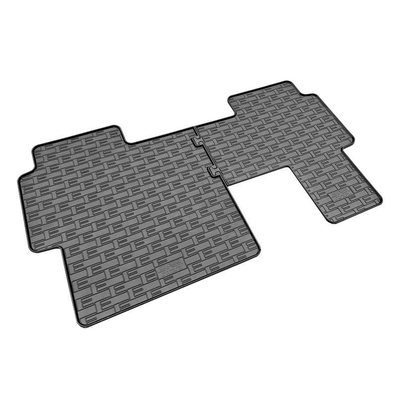 Set tapis de caoutchouc sur mesure pour Volkswagen ID.Buzz Bus 2022- (rangée de sièges scond) (2-pièces)