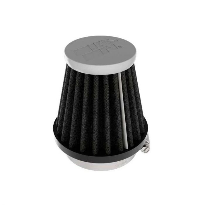 K&N Filtre à Air Noir Dryflow Universel Conique 49mm raccordement, 76mm de base, 51mm en haut, 76mm hauteur (RC-3122HBK)
