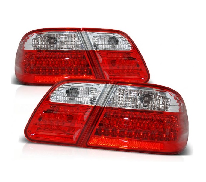 Feux arriere LED Mercedes E-Class W210 rouges
