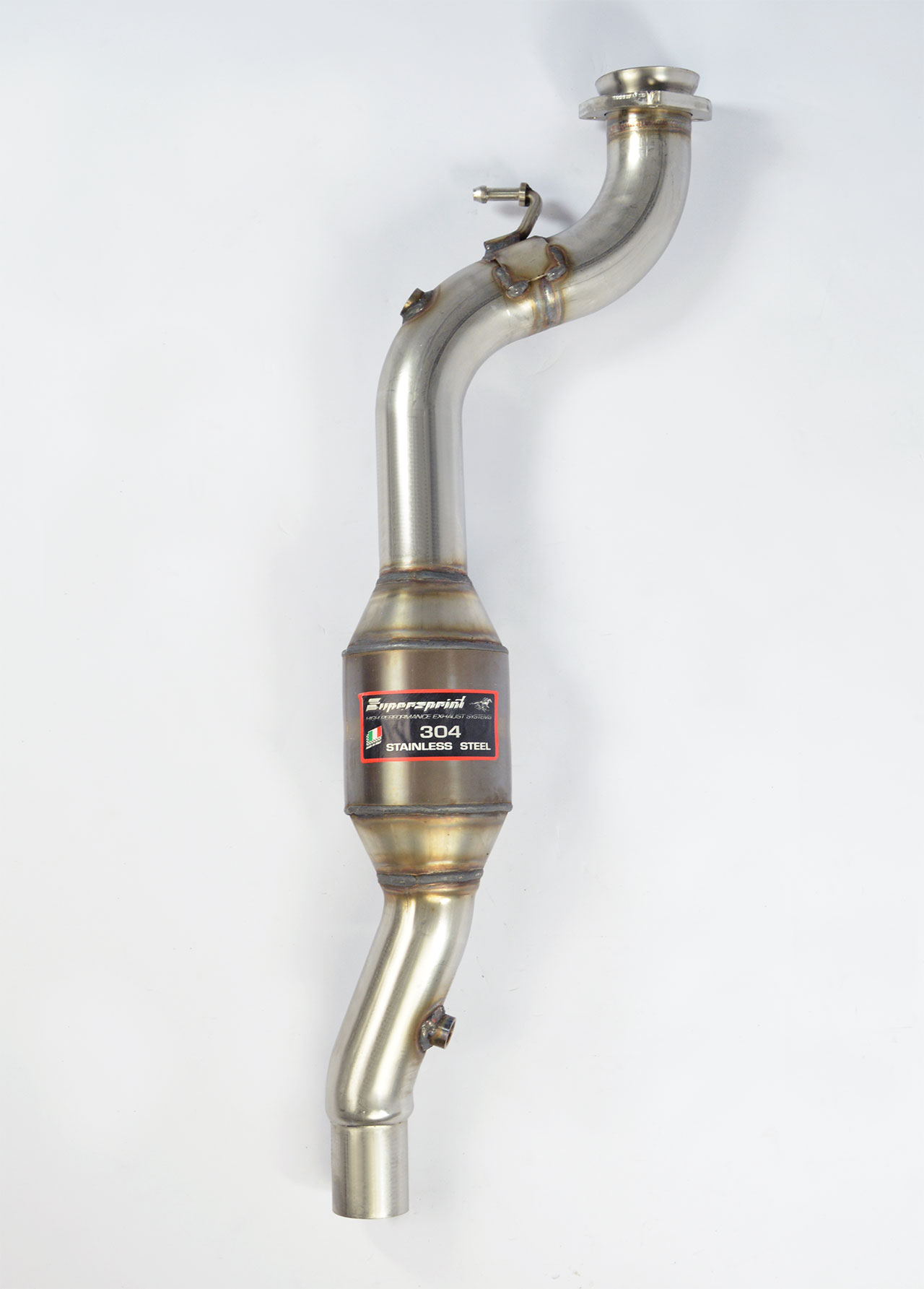 AUDI A6 C7 4G (Sedan + Avant) QUATTRO 3.0 TFSI V6 (310 Hp) 2012 -> 2014 Front pipe with Metallic cat