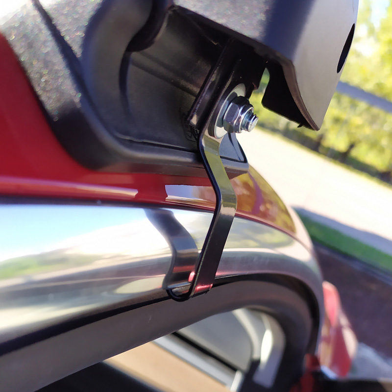 Jeu de barres de toit Twinny Load Aluminium Fly Bar sur mesure pour Tesla Model 3