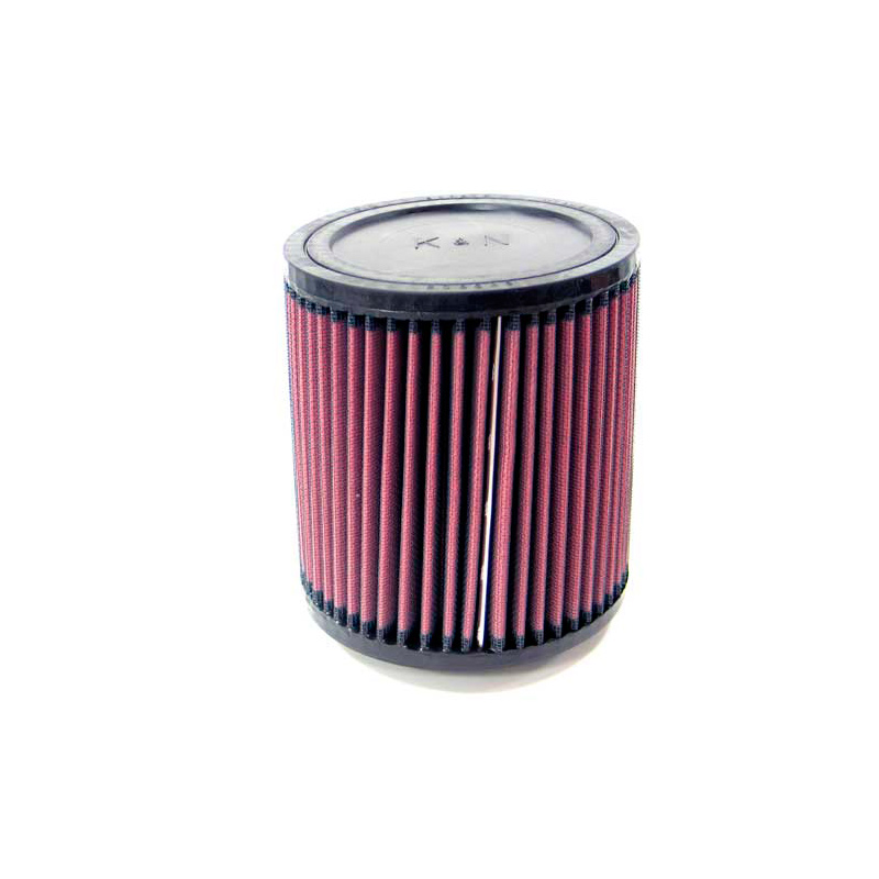 K&N Filtre à Air Universel Cylindrique 62mm raccordement, 140mm diamètre, 152mm hauteur (RU-1000)
