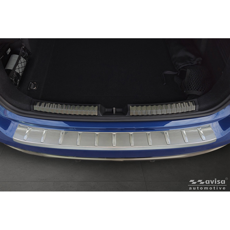Avisa Protection de seuil arrière inox sur mesure pour Audi A5 Avant (B10) 2024- 'Ribs'