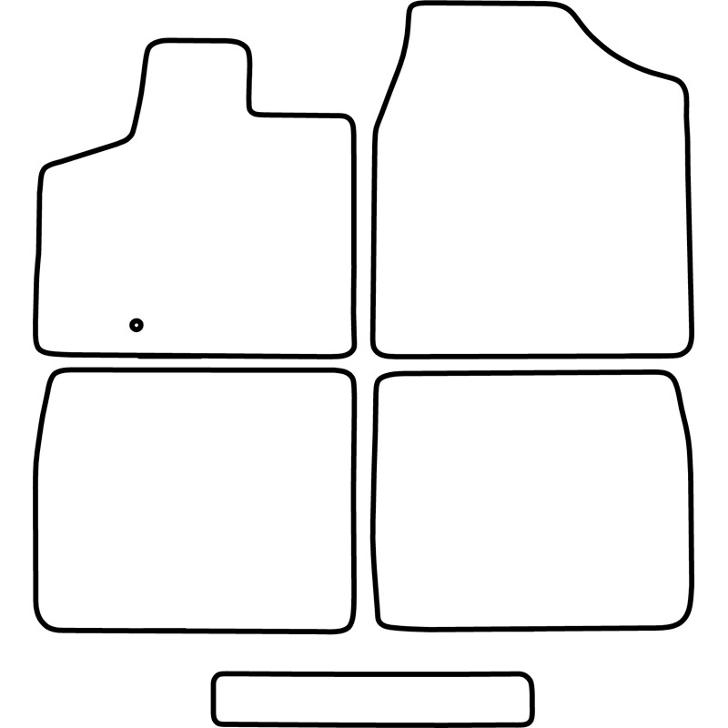 Set de tapis de sol sur mesure pour Chrysler Grand Voyager 2009-